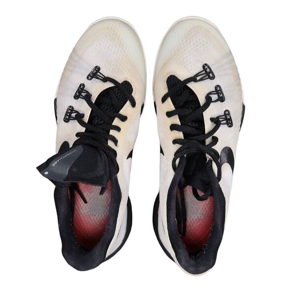 Nike Shoes Mens 5 Athletic Trainers Hyperchase TB Sneaker Basketball White Black main image 12